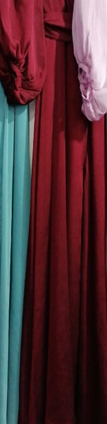 VESTIDO LARGO THALISSE BURDEOS