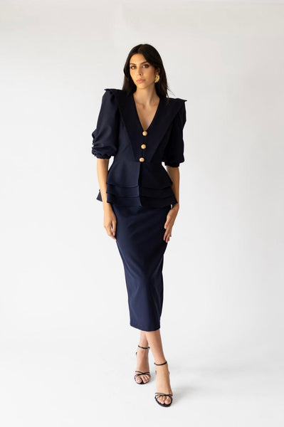 VESTIDO ANDREA AZUL MARINO