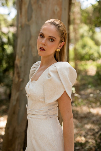 VESTIDO GRETA BLANCO ROTO