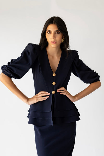 VESTIDO ANDREA AZUL MARINO