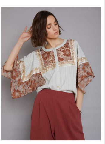 CAMISA ELSA BORDADA - Farfalla Couture - Ropa - Mujer - Eventos- Boho -